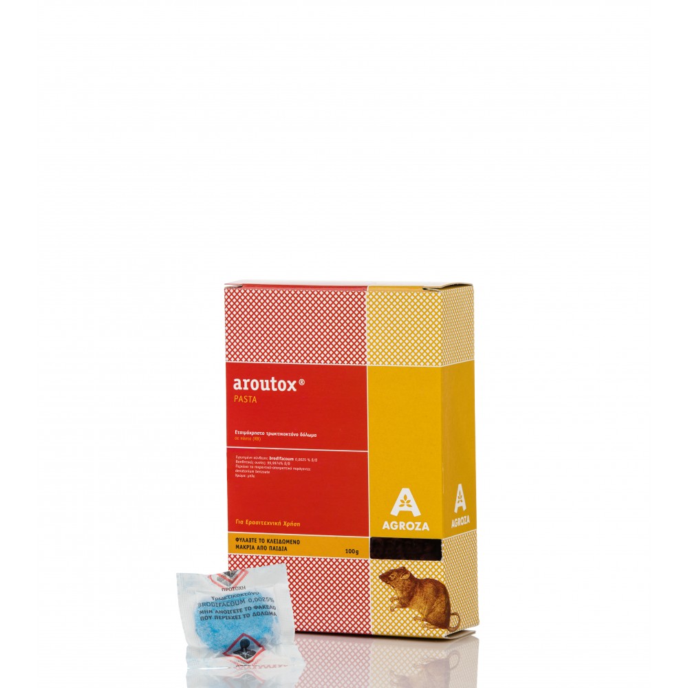 Ποντικοφάρμακα Aroutox pasta κουτί 100gr 6-NV-106