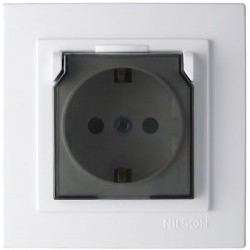 GEYER Πρίζα σούκο με καπάκι nilson 24111020