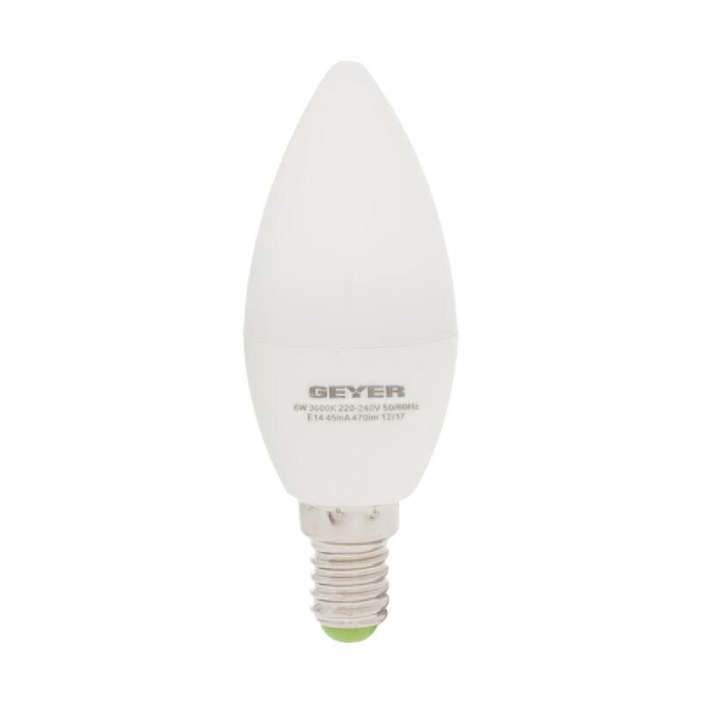 GEYER Λάμπα led κεράκι C35 E14 4.5W κίτρινο 470LM LCWE145E