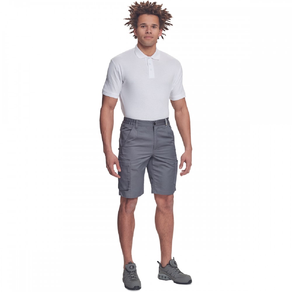 Βερμούδα εργασίας Gijon γκρι 65%poly-35%cott, 195 g/m² No 46/S