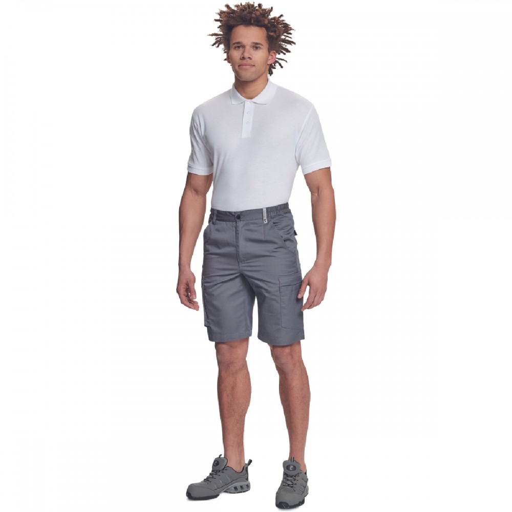 Βερμούδα εργασίας Gijon γκρι 65%poly-35%cott, 195 g/m² No 46/S
