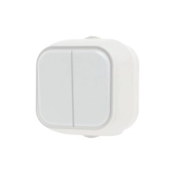 GEYER Διακόπτης κομμιτατέρ IP54 H2-B210M-W λευκός