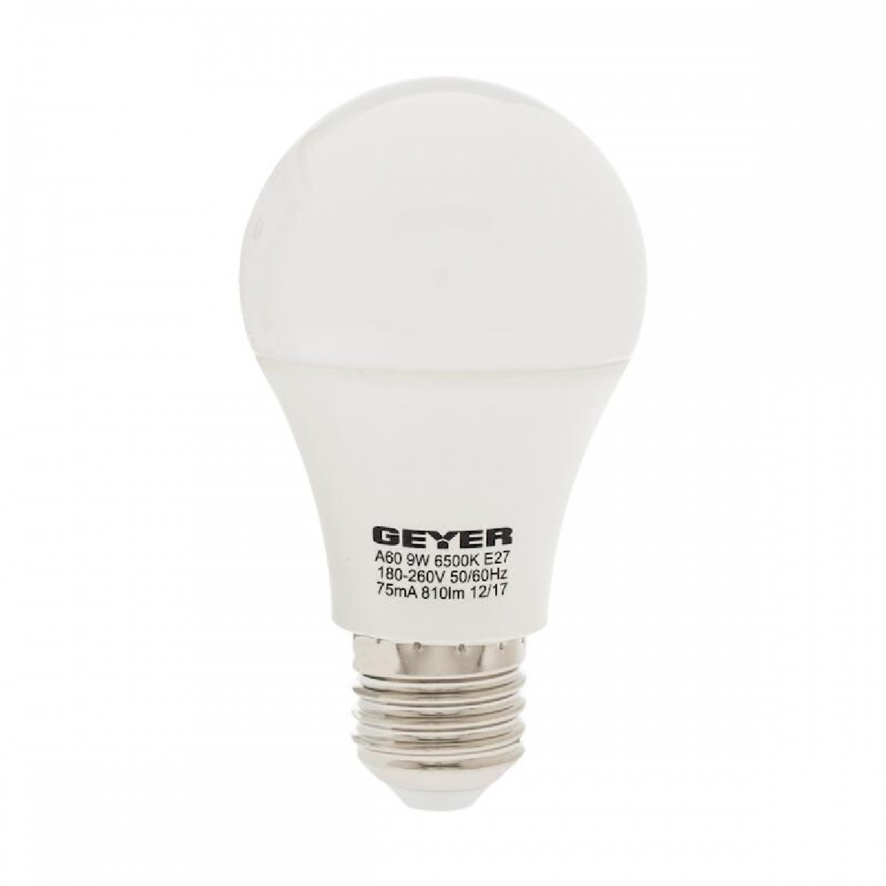 GEYER Λάμπα led Α60 E27 9.5W ψυχρό 1055LM LADE2710E