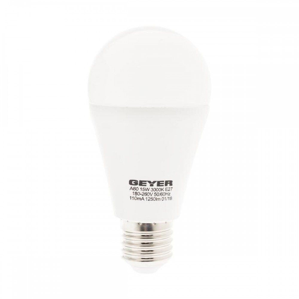GEYER Λάμπα led Α60 E27 8W ψυχρό 806LM LADE279E