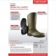 DUNLOP Μπότες γονάτου Devon S5 πράσινες H142611 No40