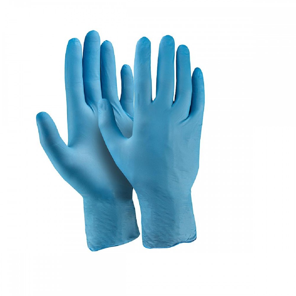 Γάντια μιας χρήσης nitrile μπλε Dext 10/XL (κουτί των 100τεμ.) D3610