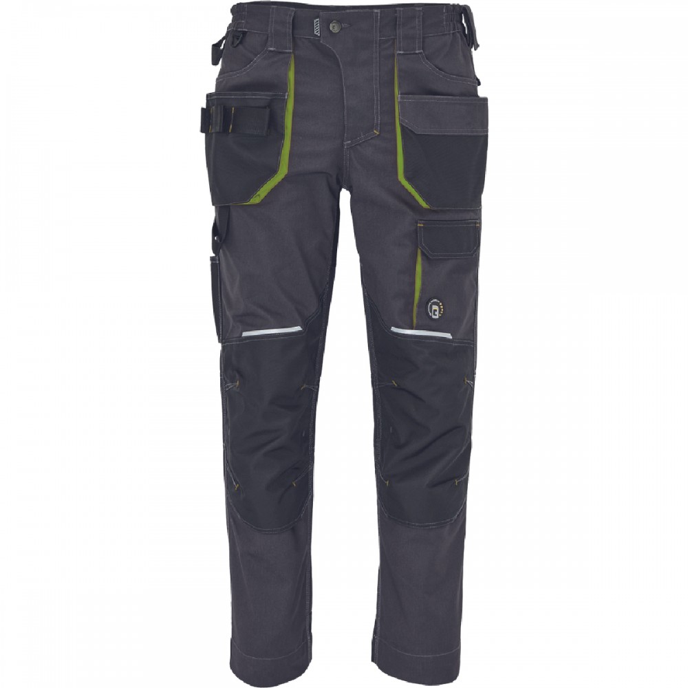ΠΑΝΤΕΛΟΝΙ ΕΡΓΑΣΙΑΣ GREENDALE ΑΝΘΡΑΚΙ/ΛΑΙΜ 65%poly-35%cott, 270 g/m² No 52/L