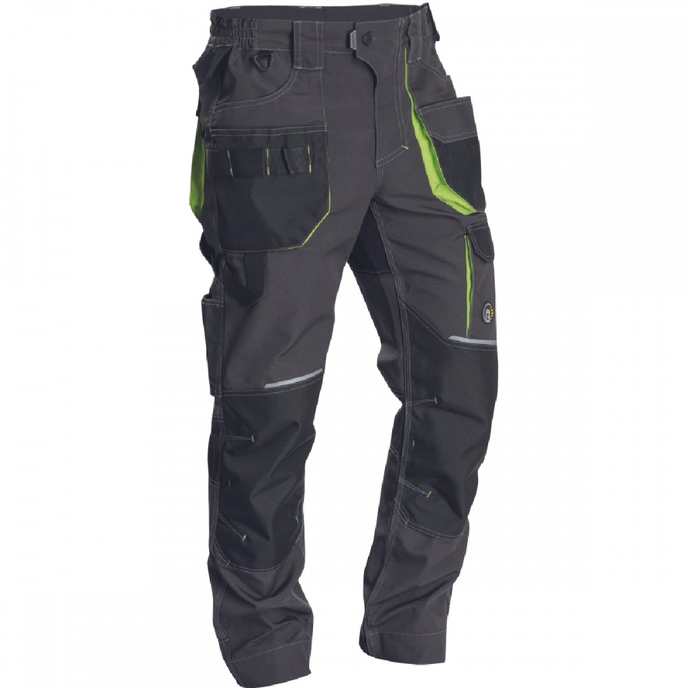 ΠΑΝΤΕΛΟΝΙ ΕΡΓΑΣΙΑΣ GREENDALE ΑΝΘΡΑΚΙ/ΛΑΙΜ 65%poly-35%cott, 270 g/m² No 52/L