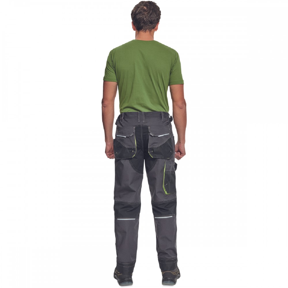 ΠΑΝΤΕΛΟΝΙ ΕΡΓΑΣΙΑΣ GREENDALE ΑΝΘΡΑΚΙ/ΛΑΙΜ 65%poly-35%cott, 270 g/m² No 56/XL