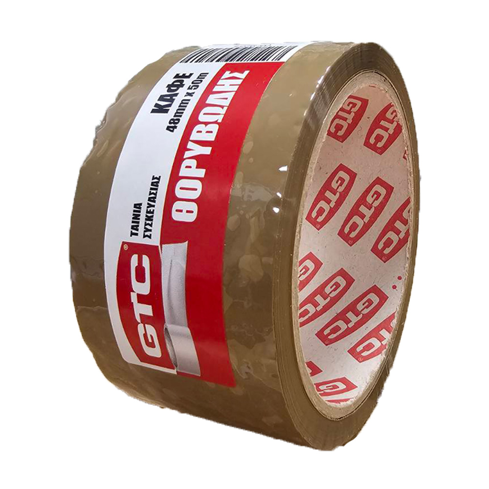GTC Ταινία συσκευασίας θορυβώδης καφέ 48mm*50m