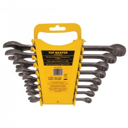 TOP MASTER Γερμανοπολύγωνα σετ 8τεμ Cr-V νίκελ 8-19ΜΜ 235112