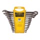 TOP MASTER Γερμανοπολύγωνα σετ 12τεμ Cr-V νίκελ 6-22ΜΜ 235113