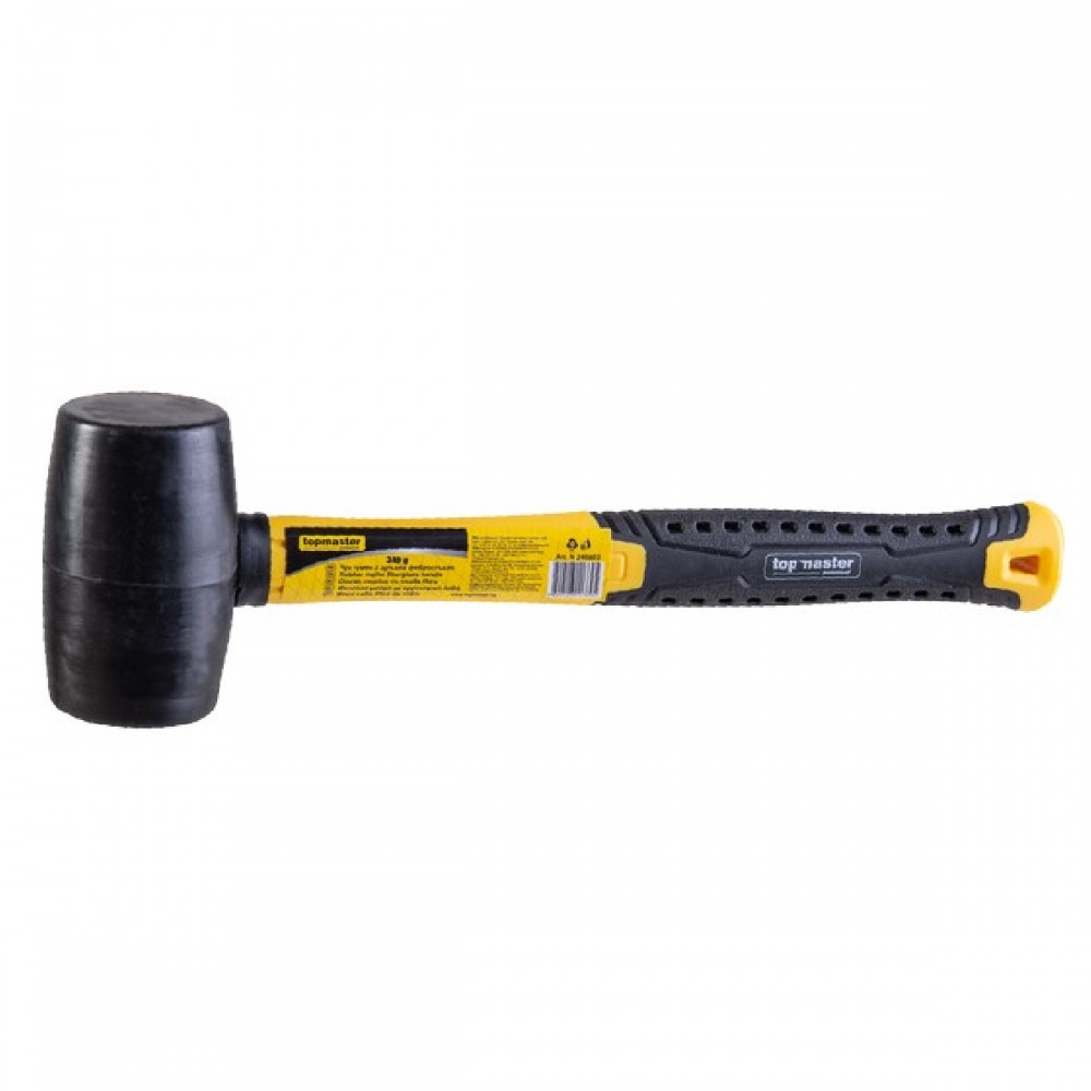 TOP MASTER Ματσόλα μαύρη εργονομική λαβή 680gr 240905