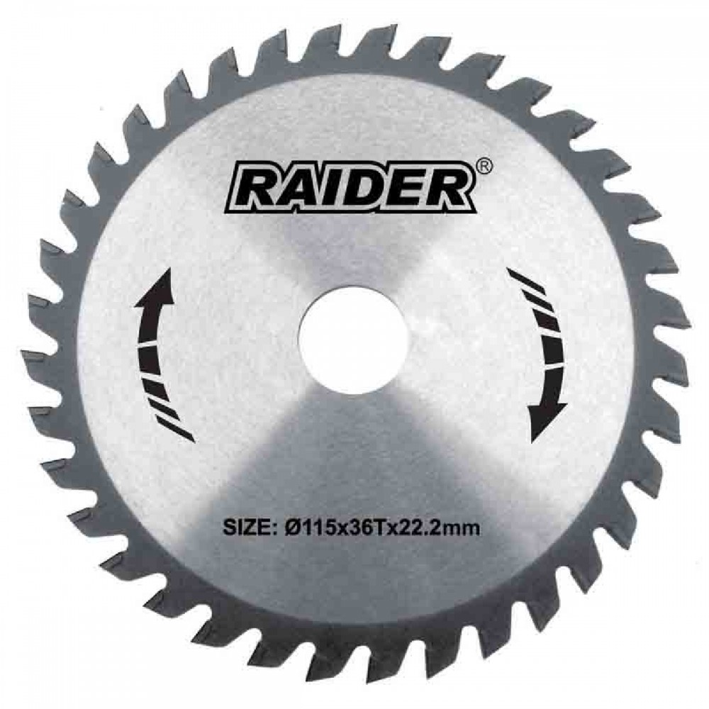 RAIDER Δίσκος κοπής ξύλου Φ25,4/Φ190/40Δόντια 163129