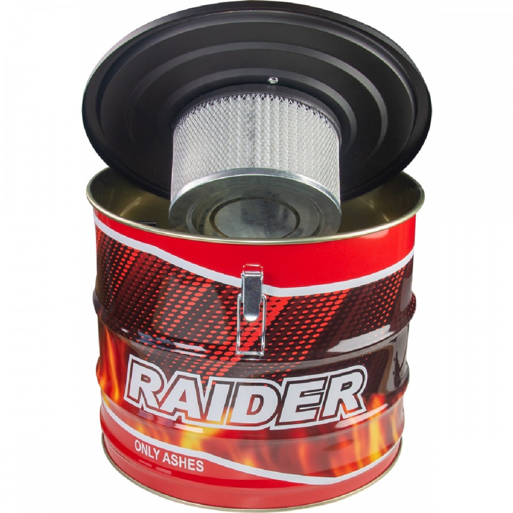 RAIDER Σκούπα στάχτης 1000W με κάδο 18lt RD-WC02N 090304