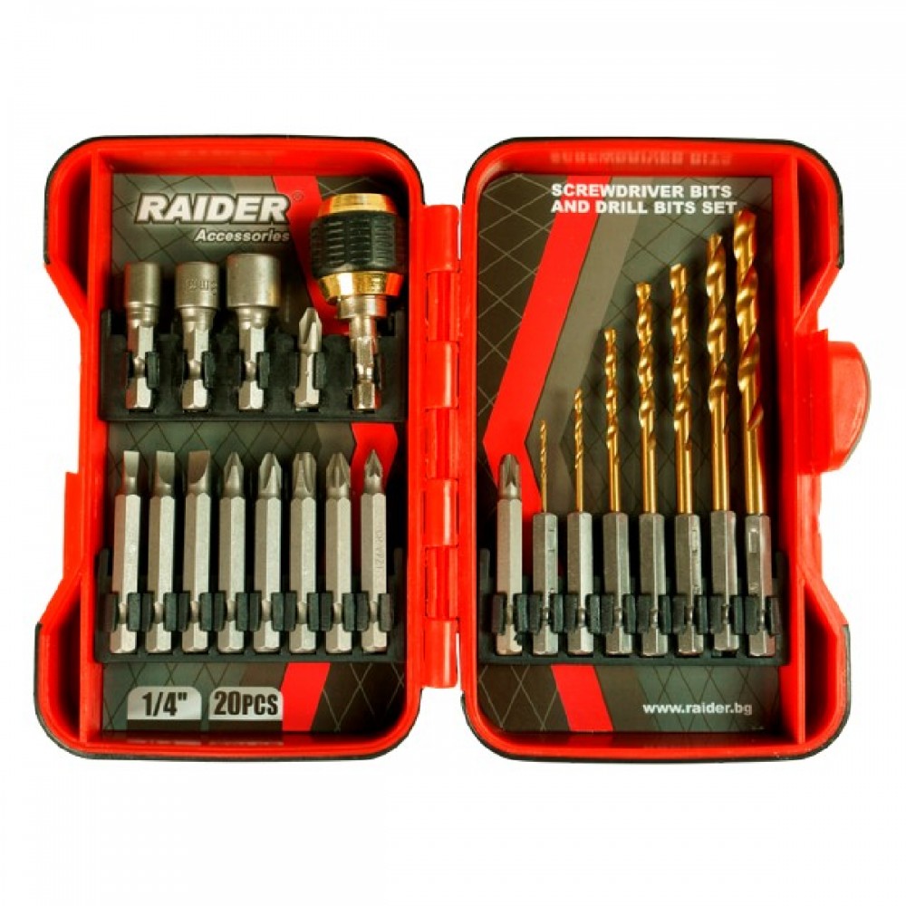 RAIDER Μύτες 1/4'' σετ 20τεμ 157797