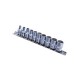 TOP MASTER Καρυδάκια δωδεκάγωνα σετ 1/4'' 10τεμ 331610