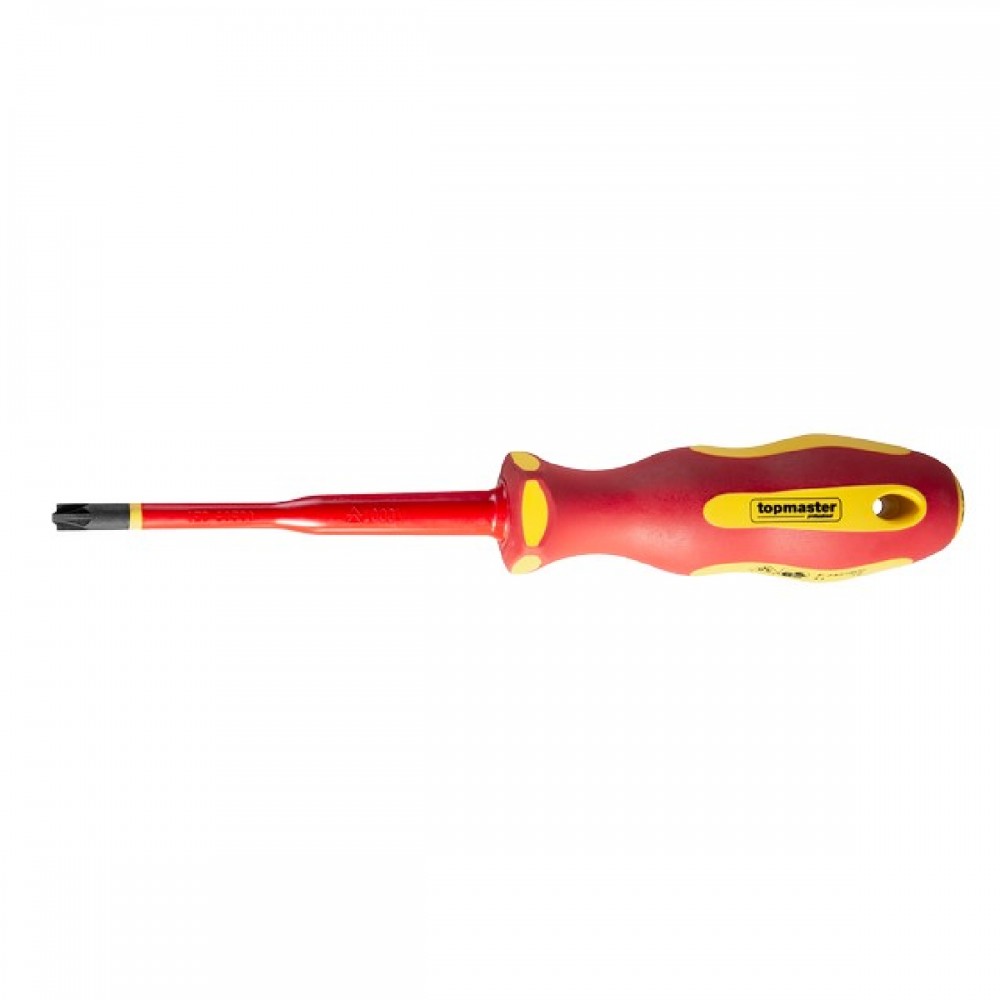 TOP MASTER Κατσαβίδι ηλεκτρολόγου VDE 1000V PZ/S1x80mm 220100