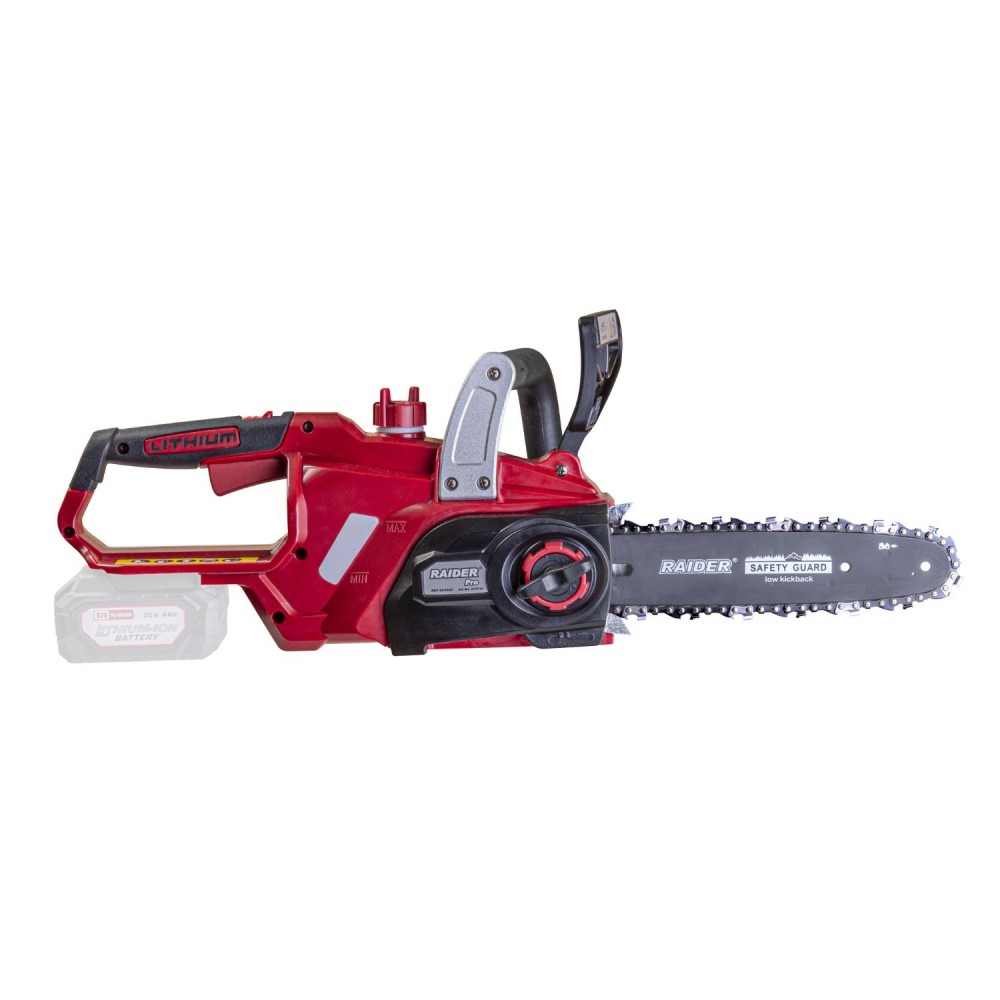 RAIDER R20 Solo Αλυσοπρίονο μπαταρίας 20V 3kg με λάμα 25cm RDP-SCHS20 075710