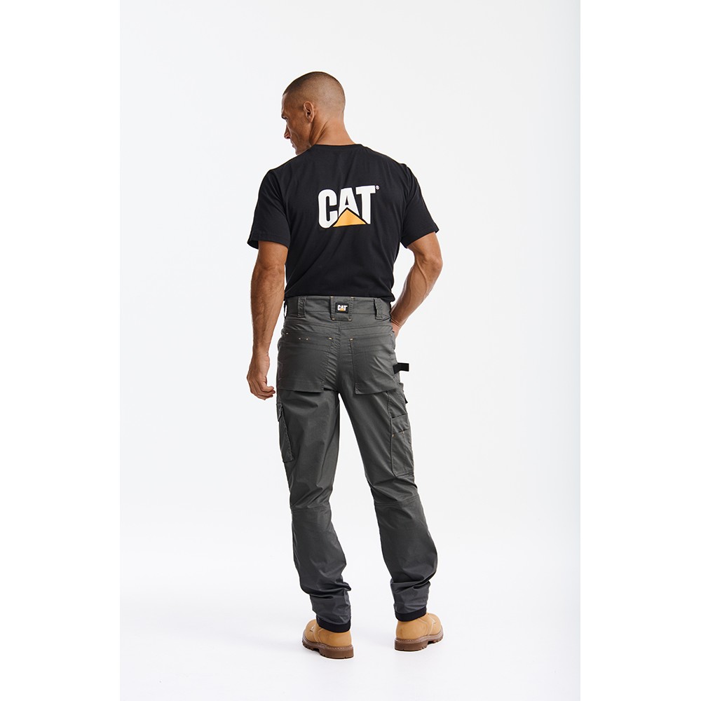 CAT Παντελόνι εργασίας nexus γκρι 4XL (US 42/32) 1080051