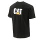 CAT Μπλουζάκι κοντομάνικο μαύρο trademark tee S W05324