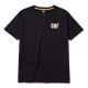 CAT Μπλουζάκι κοντομάνικο μαύρο trademark tee L W05324