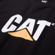 CAT Μπλουζάκι κοντομάνικο μαύρο tm logo S 1510305