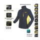 TOP MASTER Μπουφάν softshell με αποσπώμενα μανίκια XXL 557404