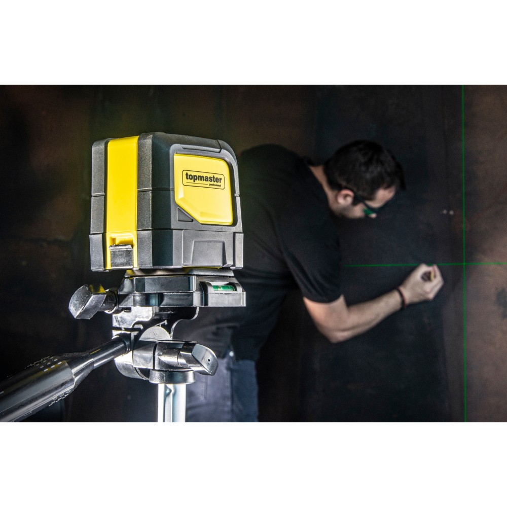 TOP MASTER Αλφάδι Laser σταυρός 15Μ 279905