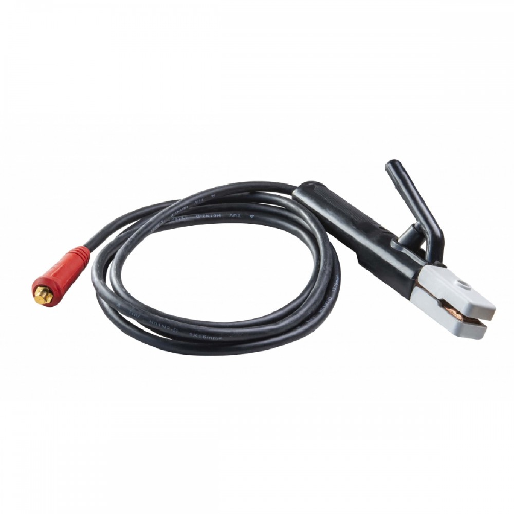 RAIDER Καλώδιο ηλεκτροσυγκόλλησης 3m 16mm² με τσιμπίδα ηλεκτροδίου set 138343