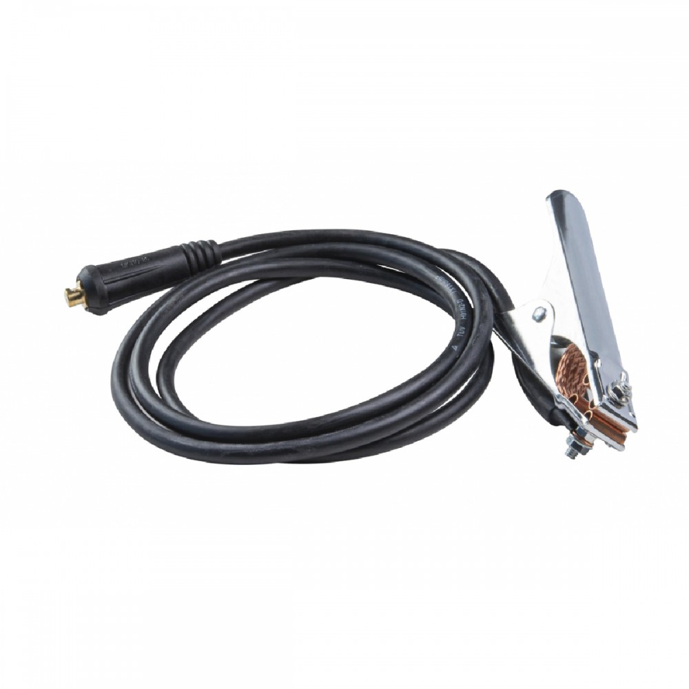 RAIDER Καλώδιο ηλεκτροσυγκόλλησης 2m 16mm² με τσιμπίδα σώμα γείωσης set 138344