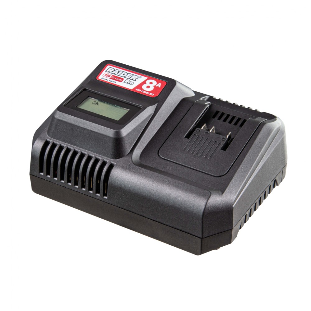 RAIDER R20 Φορτιστής 8A με σύστημα ψύξης 039713