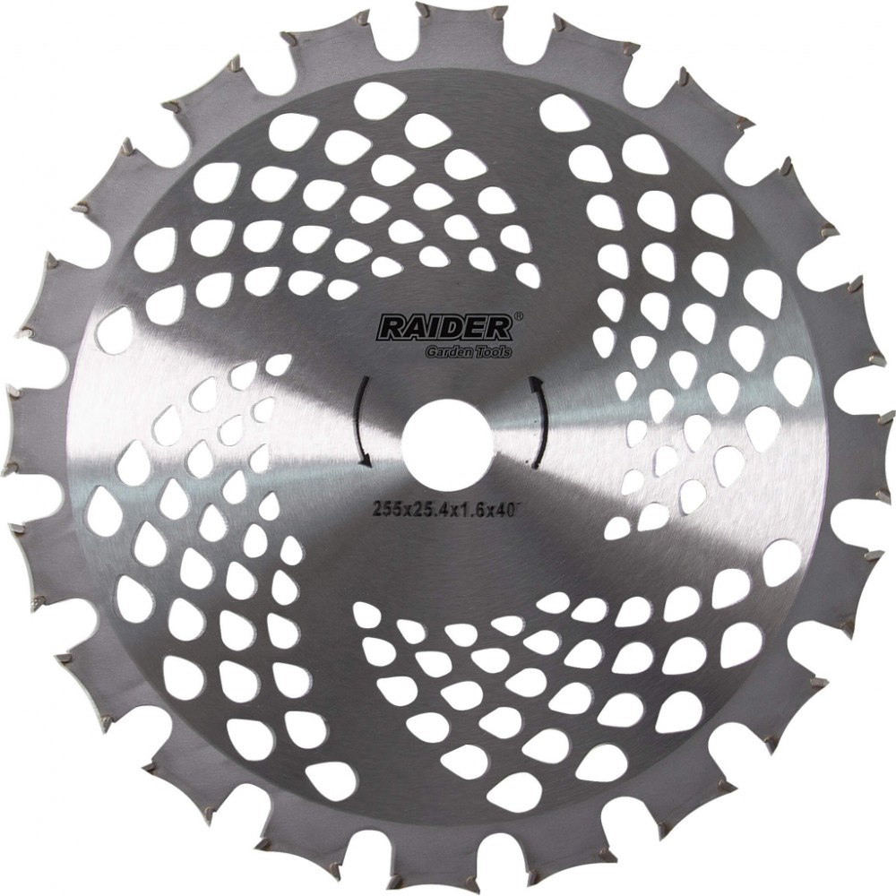RAIDER Δίσκος θαμνοκοπτικού 255mm 40 δοντιών TCT 25.4 mm 110343