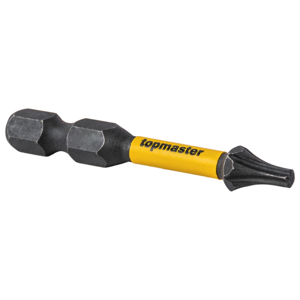 TOP MASTER Μύτη κατσαβιδιού Impact Torx με μέγεθος TX15 50mm συσκευασία 2τεμ. 338736