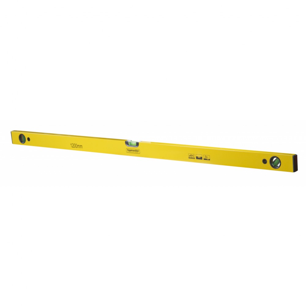 TOP MASTER Αλφάδι αλουμινίου 120cm με 3 μάτια 270805