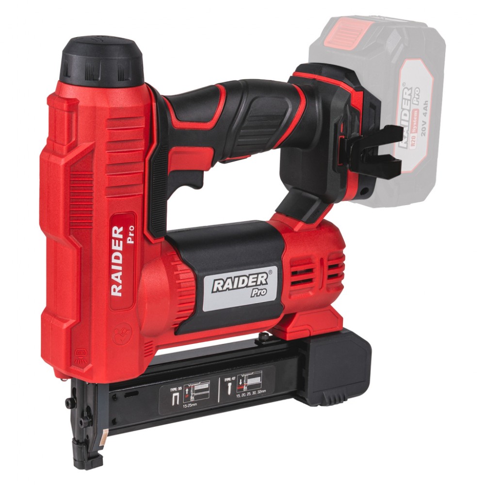 RAIDER R20 Solo Καρφωτικό μπαταρίας 20V για καρφιά 55&47 RDP-YST20 030185