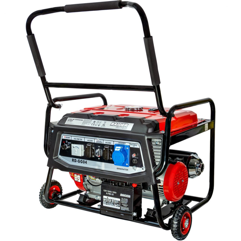 RAIDER Γεννήτρια βενζίνης τετράχρονη 5.5kVA RD-GG04 090101