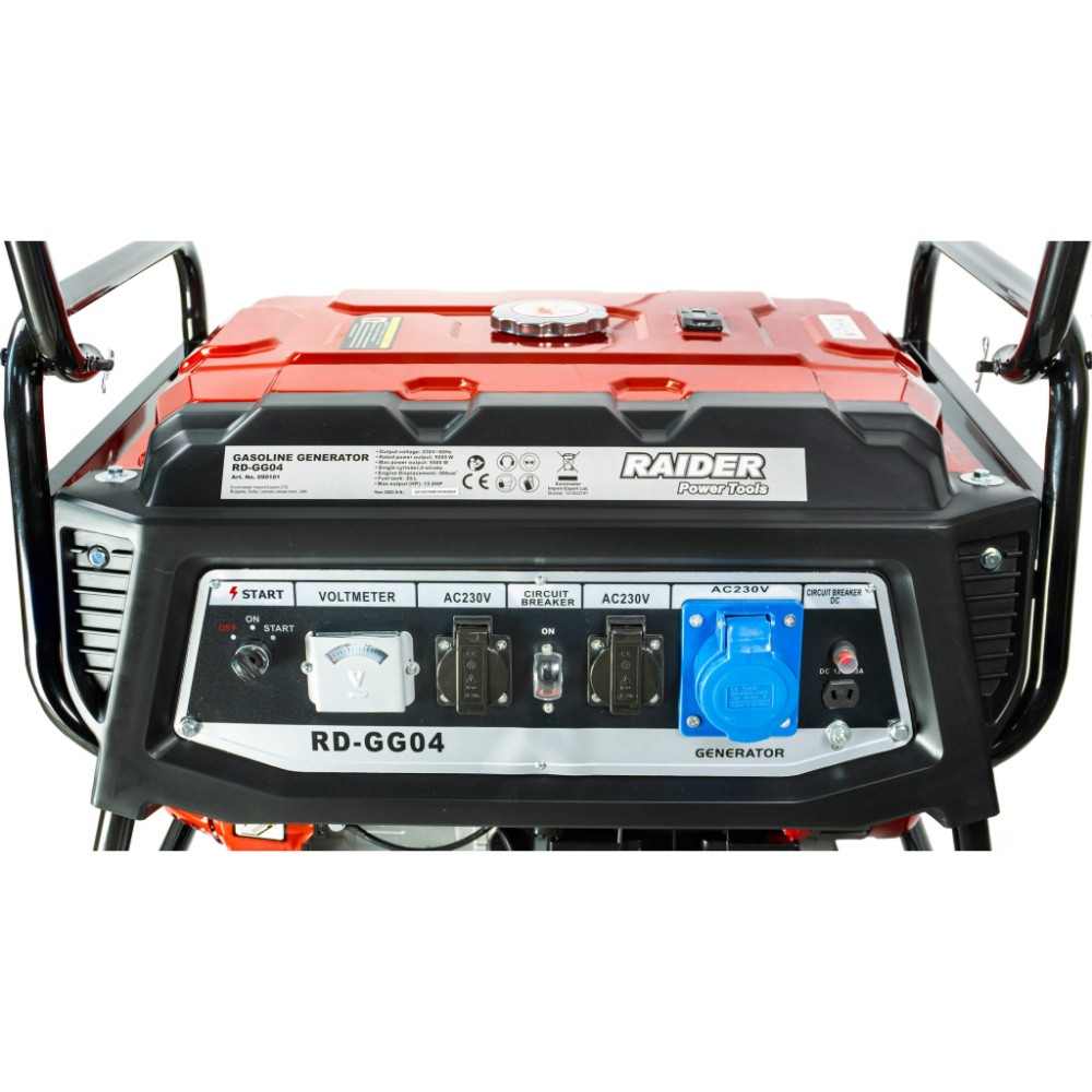 RAIDER Γεννήτρια βενζίνης τετράχρονη 5.5kVA RD-GG04 090101