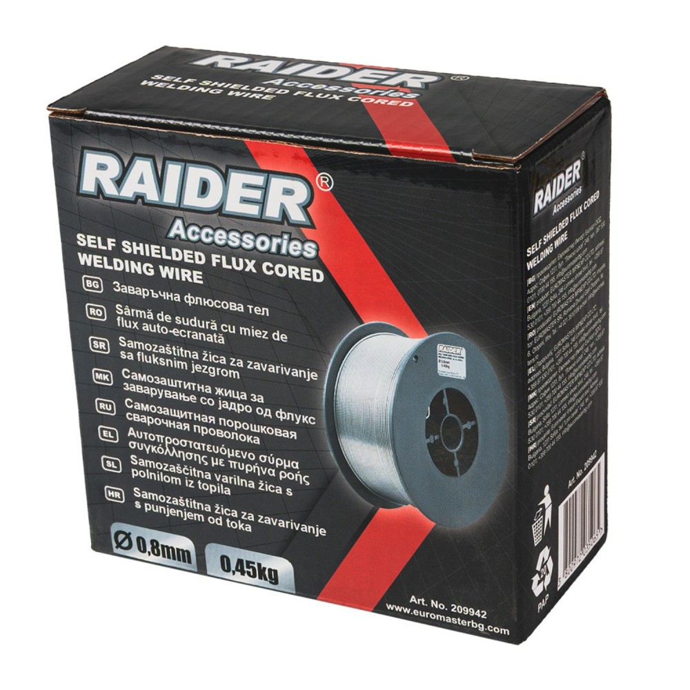 RAIDER Σύρμα ηλεκτροσυγκόλλησης 0.8mm 0,45kg 209942