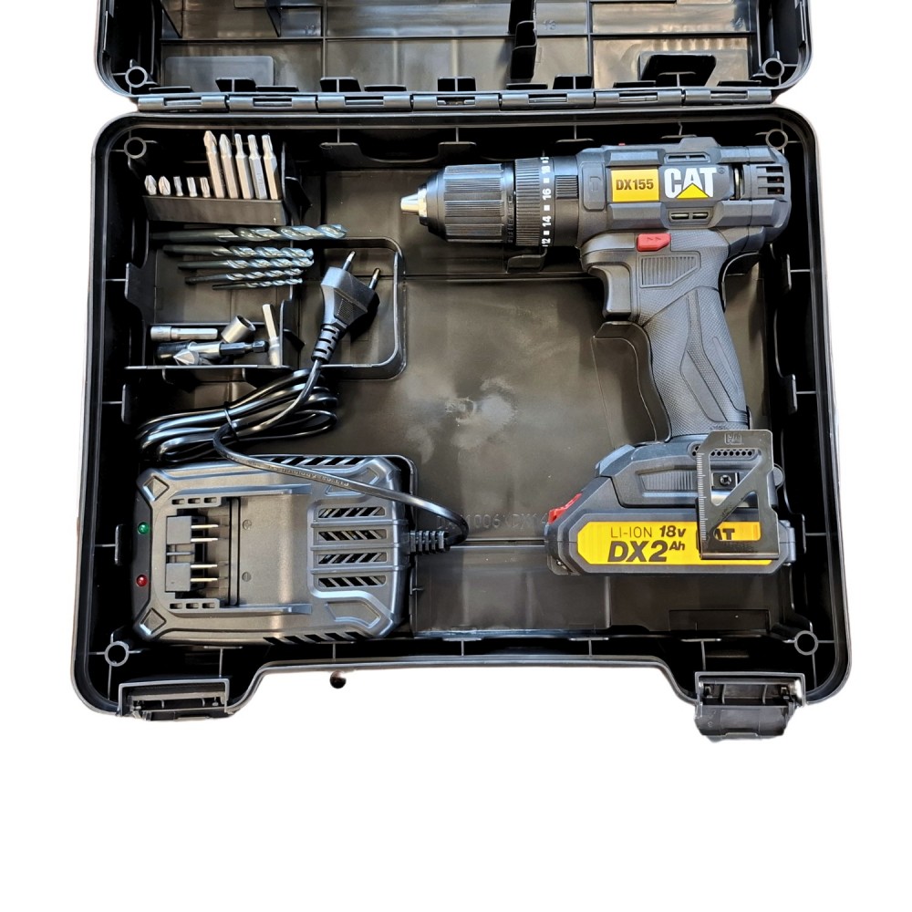 CAT Set Δράπανο κρουστικό Li-Ion 18V 1x2Ah DX155.2