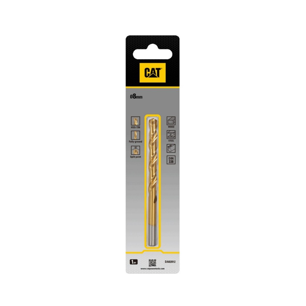 CAT Τρυπάνι τιτανίου HSS 8x117mm DA02012
