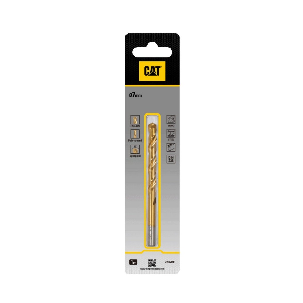 CAT Τρυπάνι τιτανίου HSS 7x109mm DA02011
