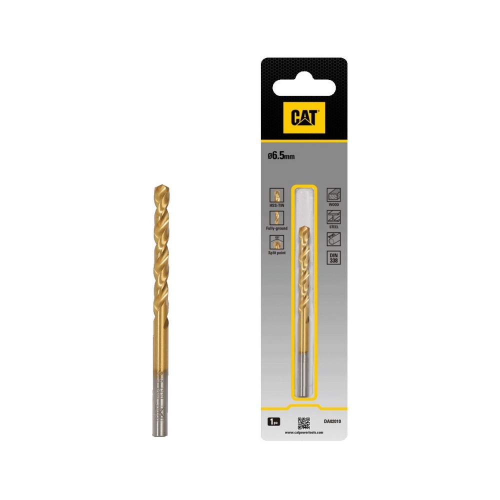 CAT Τρυπάνι τιτανίου HSS 6.5x101mm DA02010
