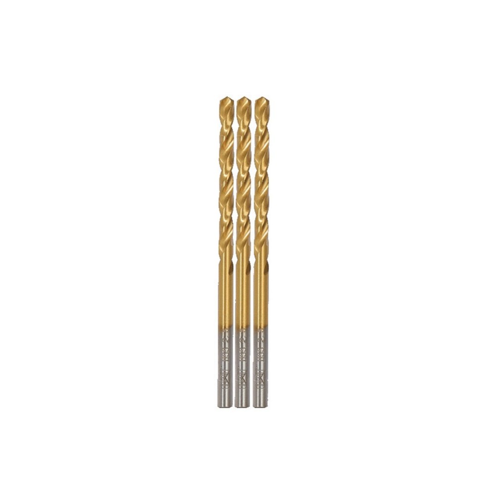 CAT Τρυπάνι τιτανίου HSS σετ:3τεμ 2.5x57mm DA02002