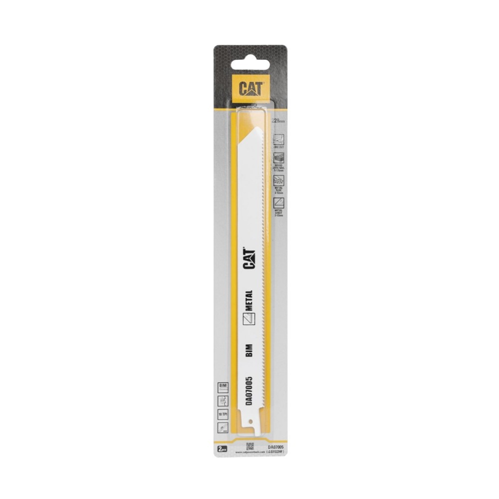 CAT Λάμα σπαθοσέγας μετάλλου 225mm S1122HF σετ:2τεμ. DA07005