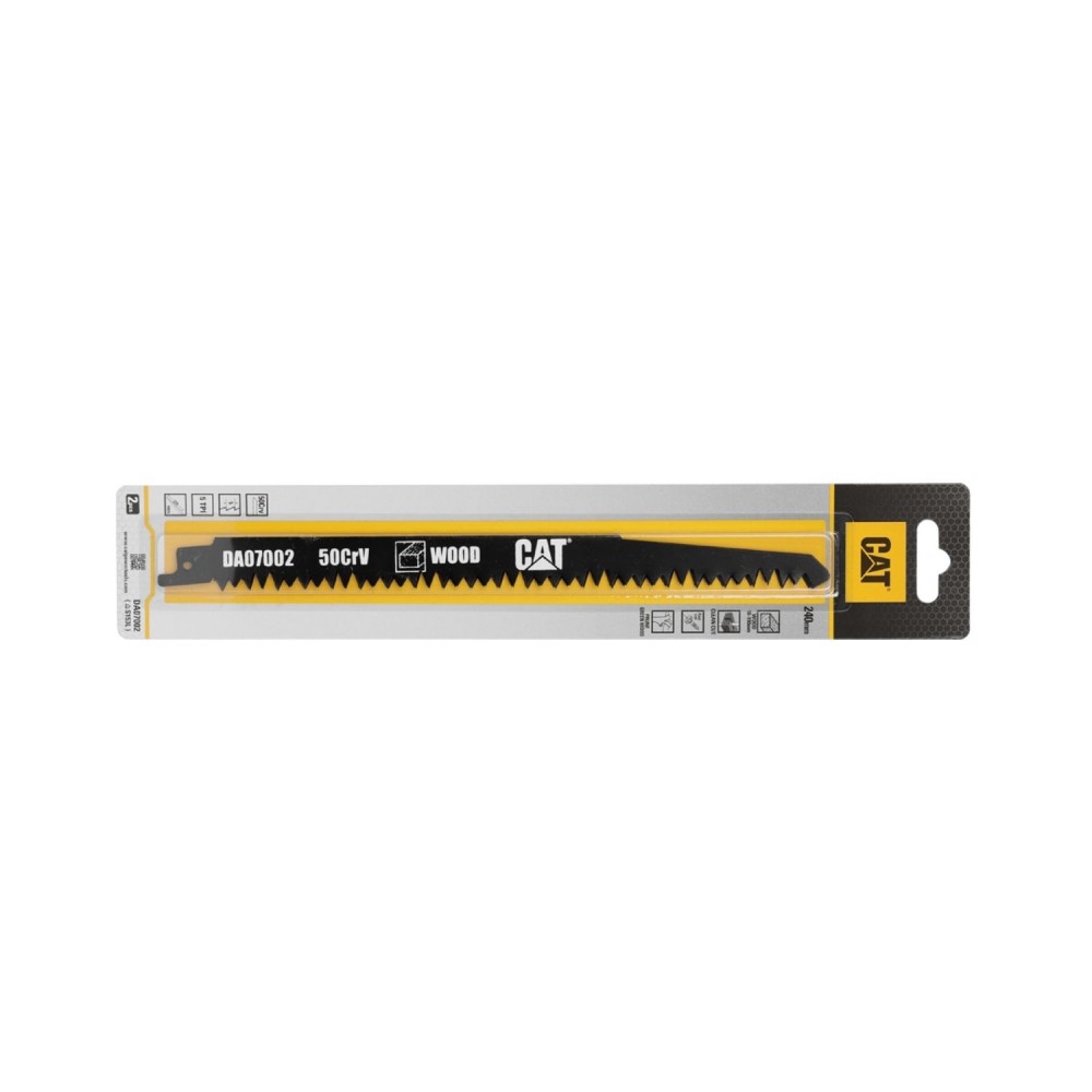 CAT Λάμα σπαθοσέγας ξύλου 240mm S153L σετ:2τεμ. DA07002