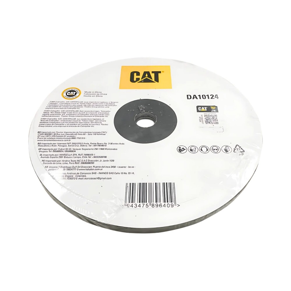 CAT Τροχός κοπής inox 230x2mm σετ:5τεμ. DA10124 (τιμή/τεμ)