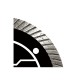 CAT Δίσκος κοπής διαμαντέ turbo 125x22.23x2.4mm DA09012