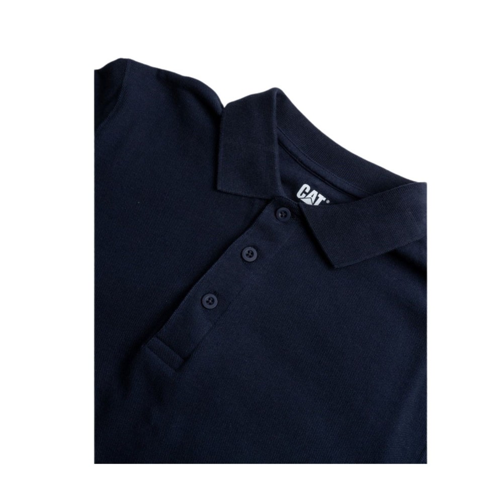 CAT Μπλούζα εργασίας Polo essential navy μπλε XL 1620023-10564
