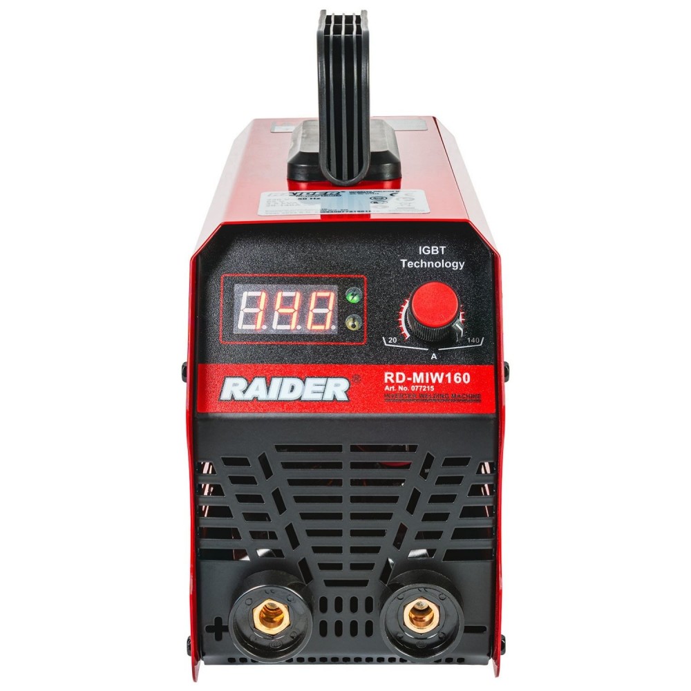 RAIDER Ηλεκτροσυγκόλληση inverter 140A RD-MIW160 077215
